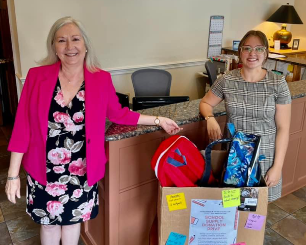 Farrell & Croft PC Supports Prince William County Bar Association's School Supplies Drive